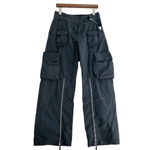 Acne Studios Patessa Zippered Cargo Pants Trousers Grey FN-WN-TROU000954